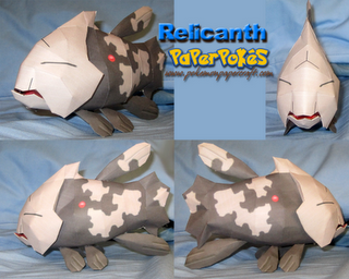 relicanth papercraft