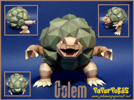 pokemon+golem+papercraft