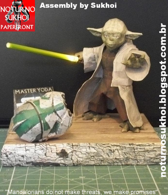 Master Yoda Papercraft
