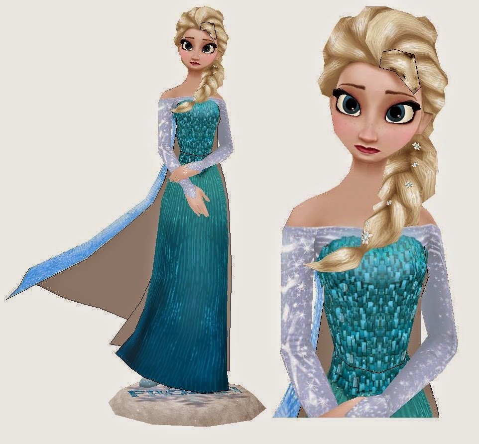 Frozen - Adult Elsa Papercraft
