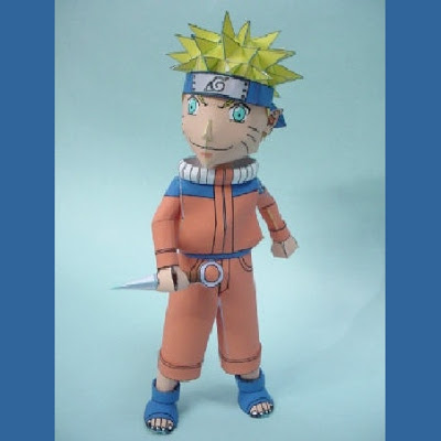 Naruto Uzumaki - Papercraft Gratis - Papercraft Gratis