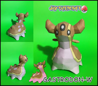 Pokemon Gastrodon Papercraft