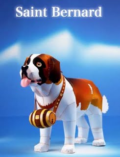 saint-bernard-dog-papercraft