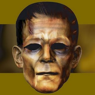 3D+papercraft+Frankenstein+monster+mask+