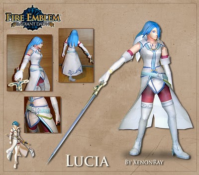 lucia papercraft