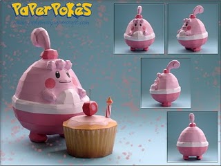 Happiny papercraft