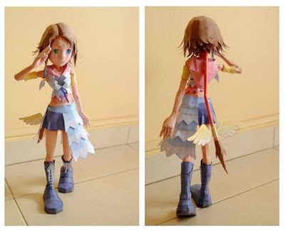 Yuna papercraft