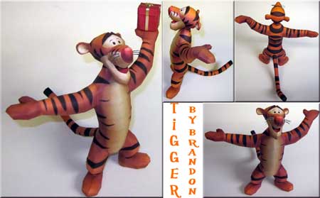 tigger papercraft