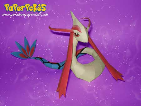 Milotic papercraft