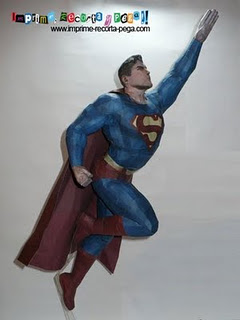 Superman papercraft