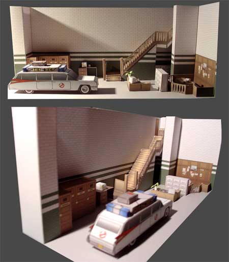 ghostbusters papercraft