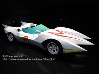 mach 5 papercraft
