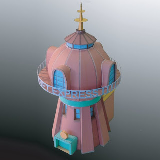 Futurama Planet Express Papercraft