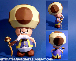 toadsworth papercraft