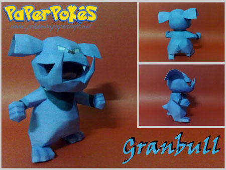 pokemon+granbull+papercraft