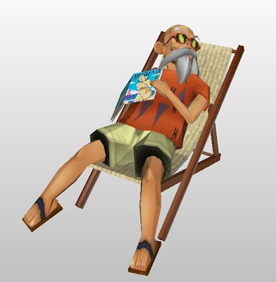 dragon ball master roshi papercraft