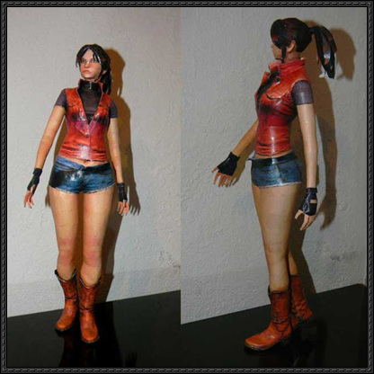 Claire-Redfield-Papercraft