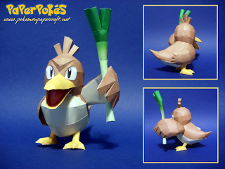 farfetch__d_papercraft_by_skeleman-d4stt50