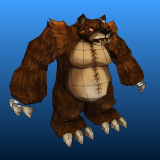 League of Legends Tibbers Papercraft