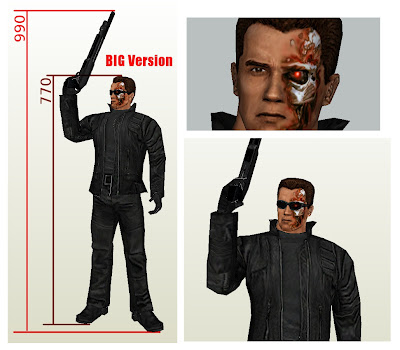 Terminator Papercraft T-101