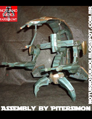 Star Wars Droideka Papercraft