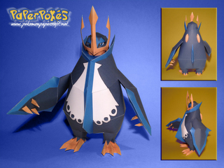 Empoleon papercraft