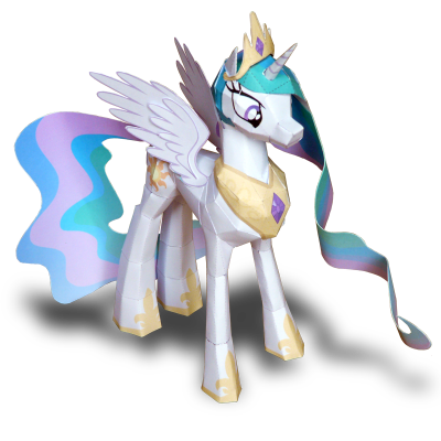 My Little Pony - Princess Celestia Papercraft