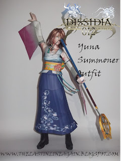Dissidia 012 - Yuna Summoner Papercraft