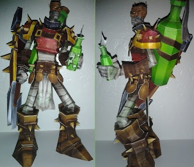 League of Legends - Singed the Mad Scientist Papercraft