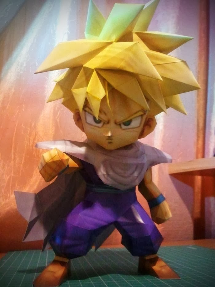 Chibi Gohan SSJ Papercraft