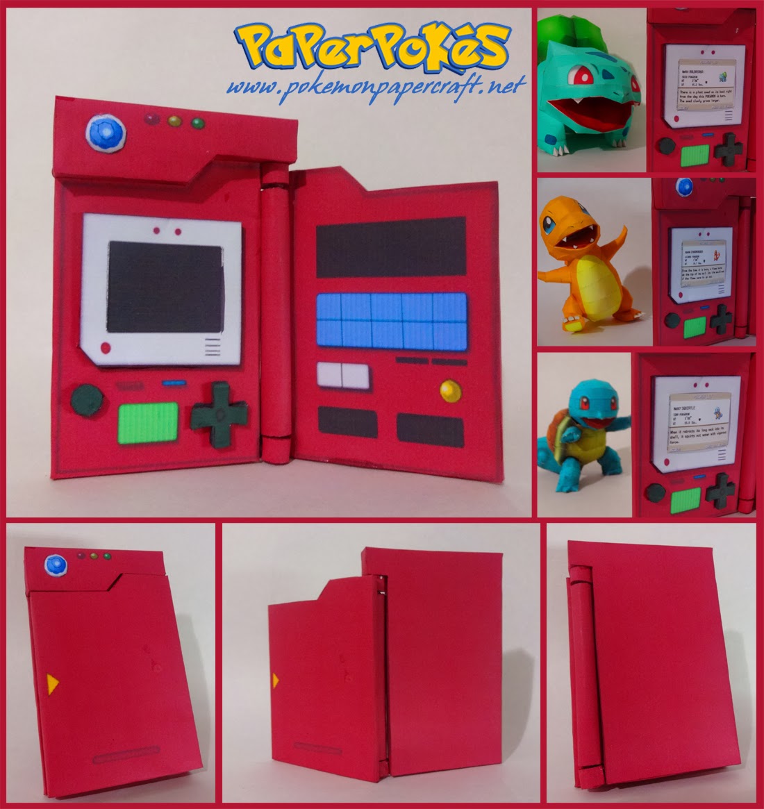 Pokedex Papercraft Gratis Papercraft Gratis