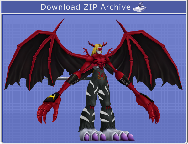 Digimon VenomMyotismon Papercraft