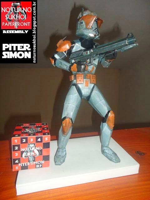 STAR WARS COMMANDER CODY SWBF II PAPERCRAFT