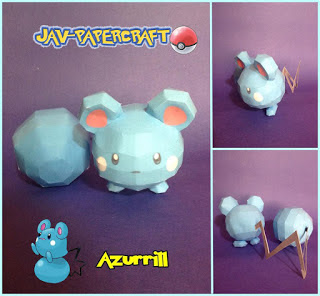Pokemon Azurill Papercraft
