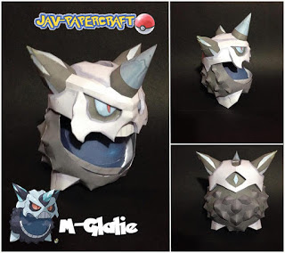 Pokemon Mega Glalie Papercraft