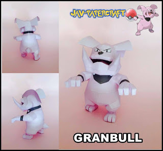 Pokemon Granbull Papercraft