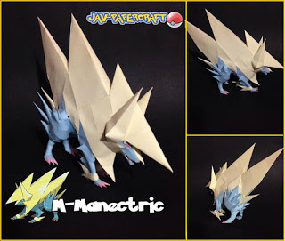 Pokemon Mega Manectric Papercraft