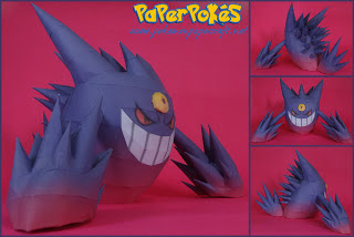 Pokemon Mega Gengar Papercraft