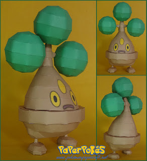 Pokemon Bonsly Papercraft