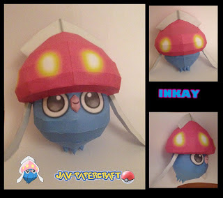 Pokemon Inkay Papercraft