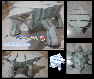 Pokemon Avalugg Papercraft