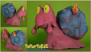 Pokemon Magcargo Papercraft