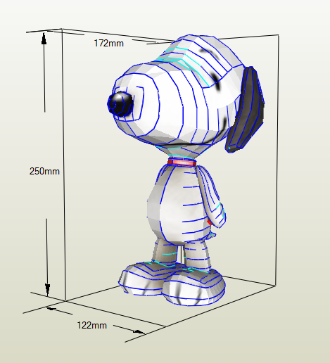 Snoopy papercraft
