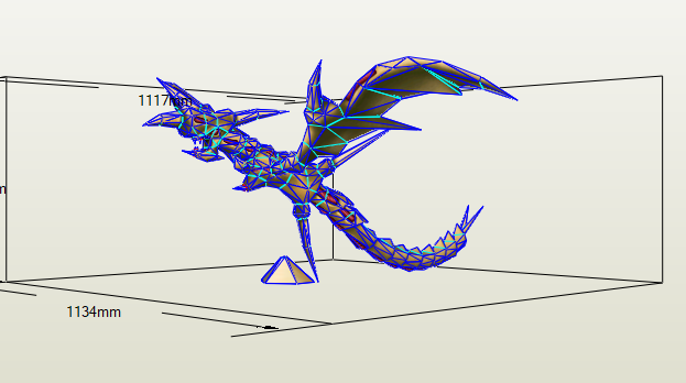 Curse of Dragon papercraft