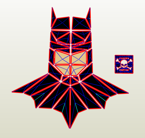Batman mosaico