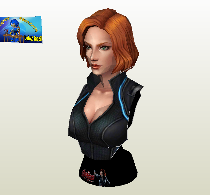 Black Widow papercraft