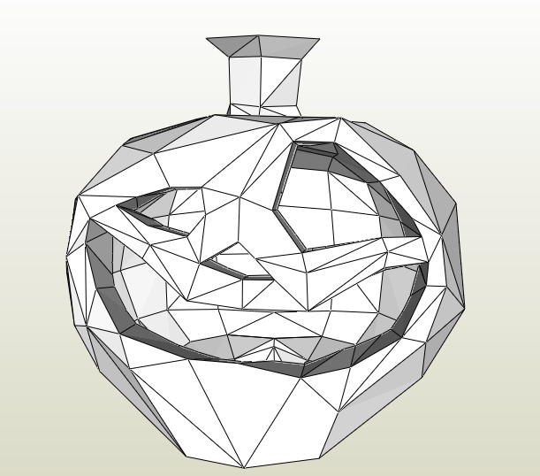 Calabaza papercraft