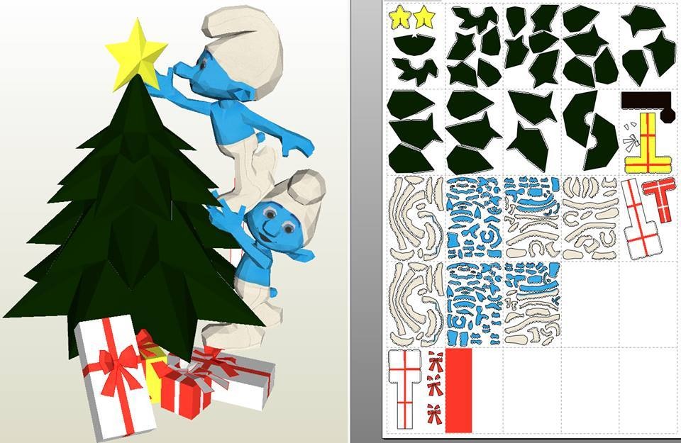 Navidad Pitufos