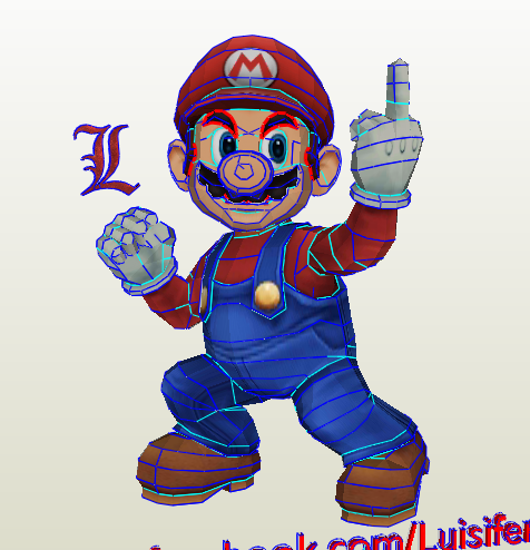 Mario Bros Papercraft