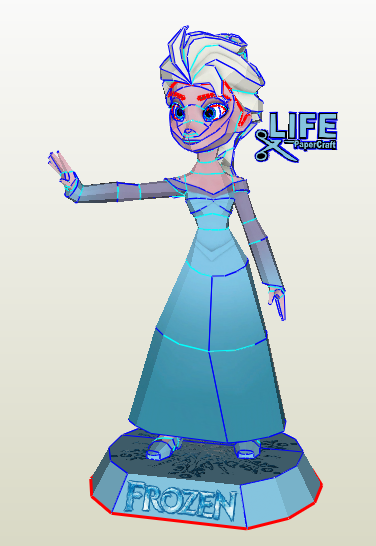 Elsa papercraft